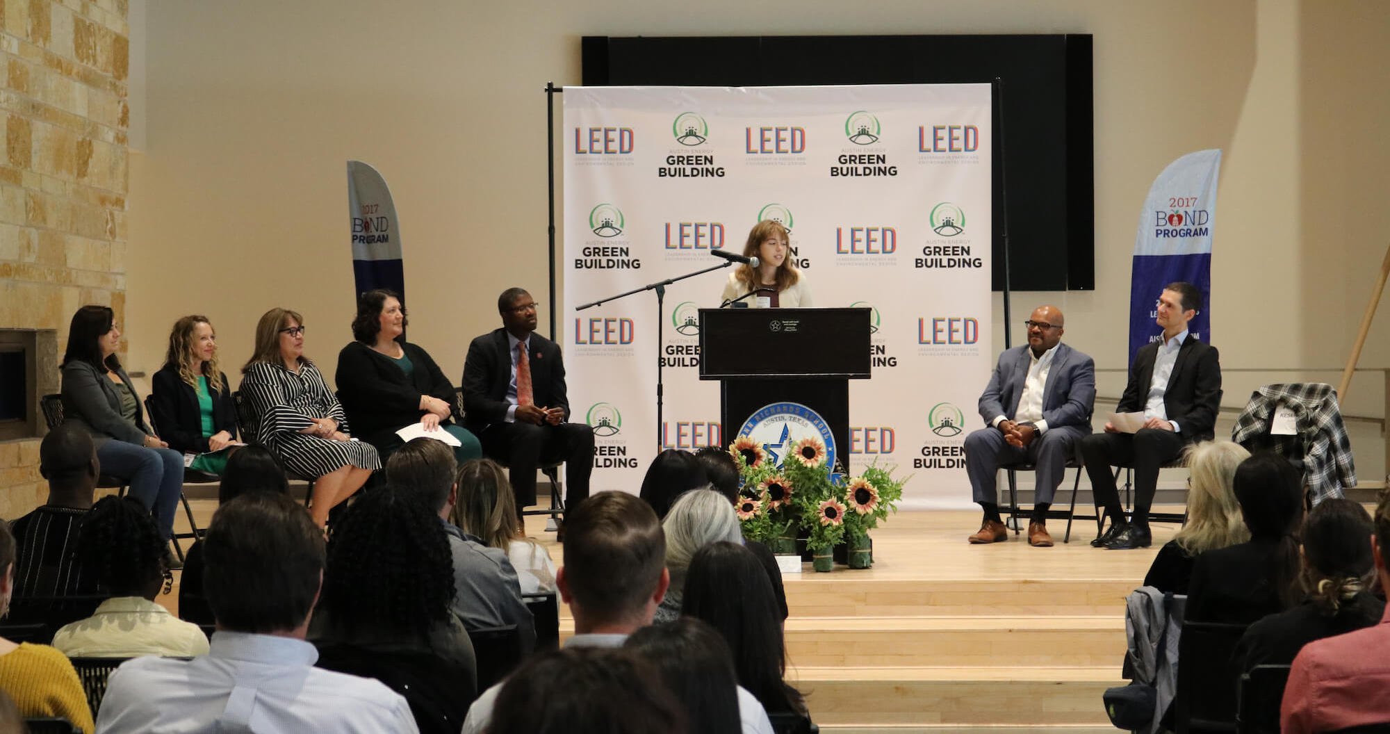 Green building LEED award ceremony